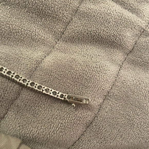Beautiful silver and cubic zirconia bracelet from Macy’s in NYC - Picture 2 of 4